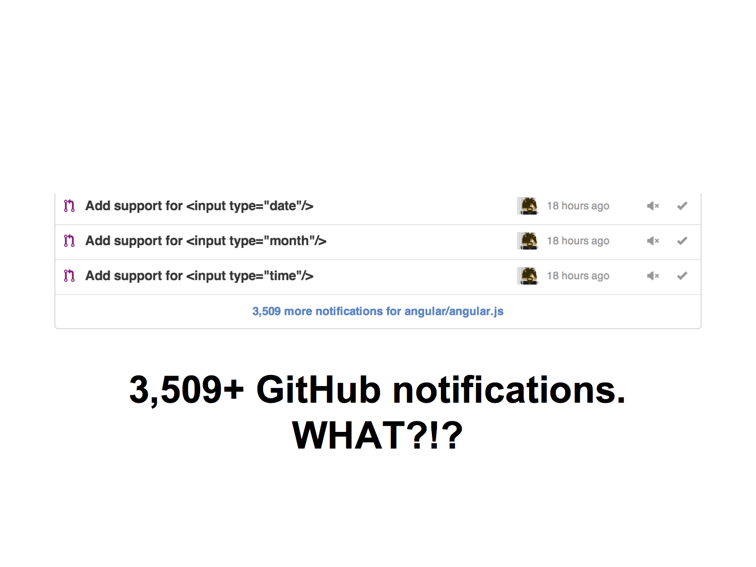 GitHub Notifications